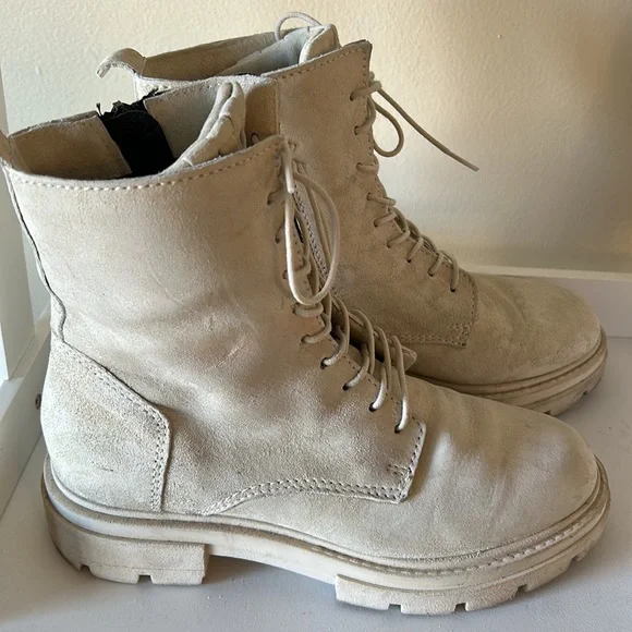 MJUS lace up ankle boots offwhite size 36 - Picture 13 of 13